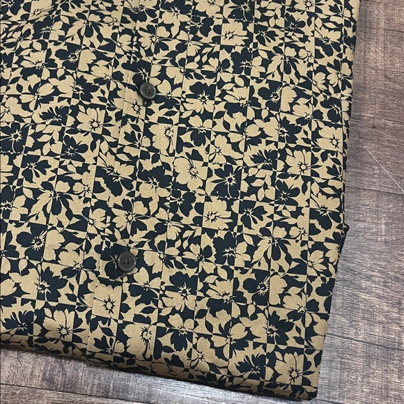 Express Men’s Slim 1MX Floral Button Down Dress Shirt Size XL - Picture 9 of 11